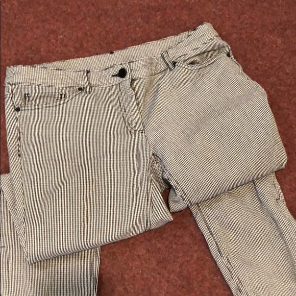 Kenar Denim - Kenar ankle cut houndstooth pant